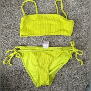 No Boundaries Bright Yellow Bikini Set
